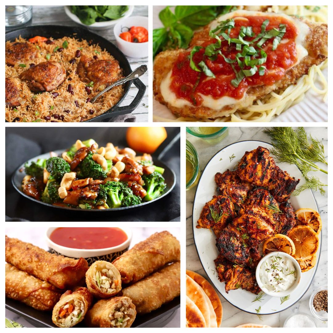 22 Chicken Recipes with Influences from Around the World