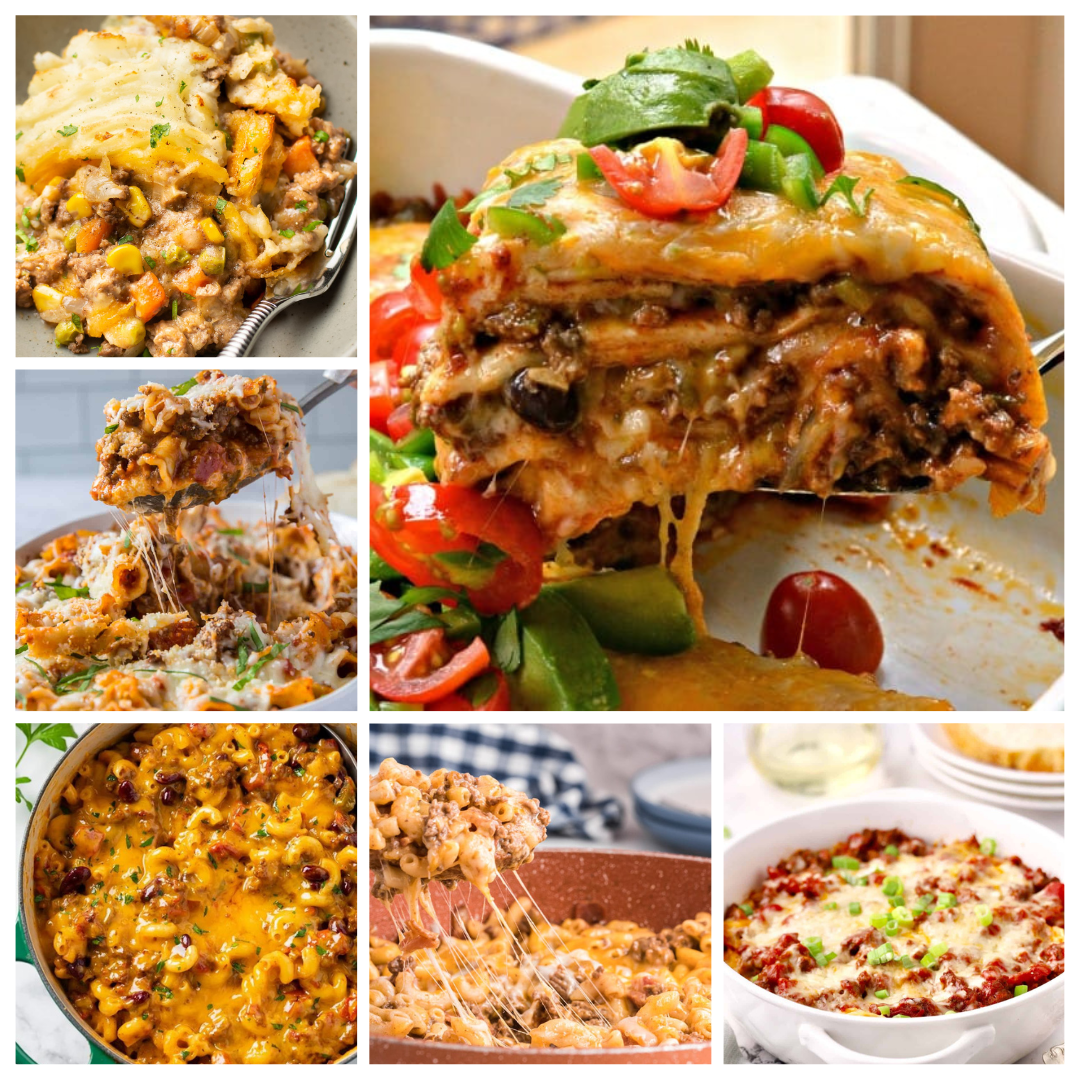 15 Easy Casserole Recipes Spotlighting Ground Beef